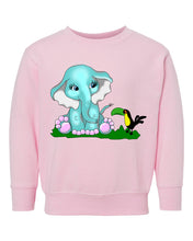 Load image into Gallery viewer, Elephant Toddler Sweatshirt
