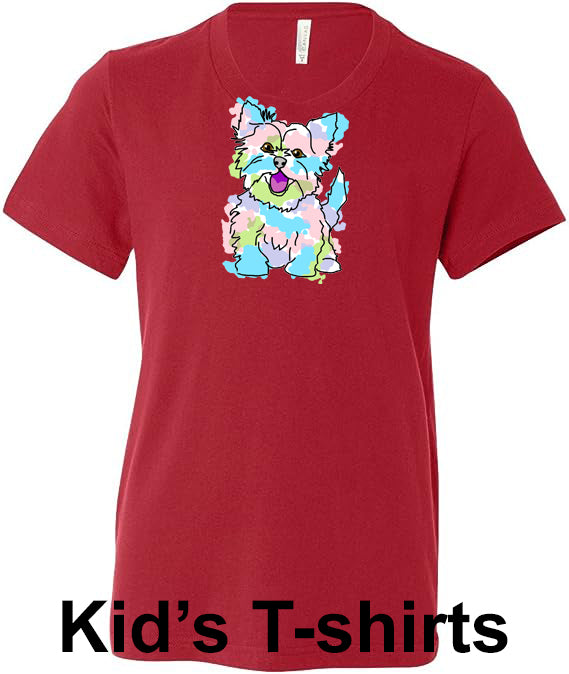 Yorkshire Terrier Kids T-shirt