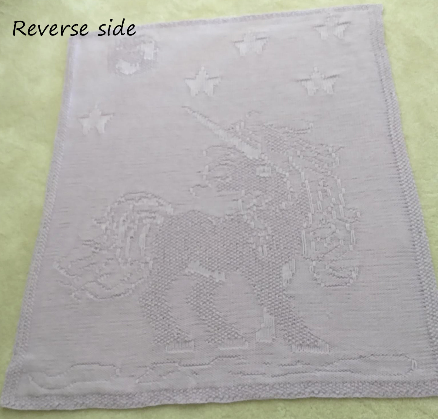 Unicorn in the Moonlight Baby Blanket (Knitting pattern)