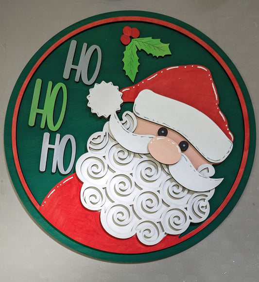Santa door hanger
