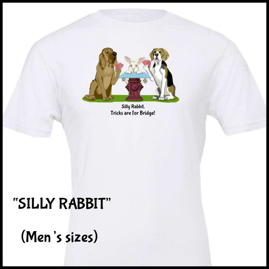 Silly Rabbit on Men's T-shirt