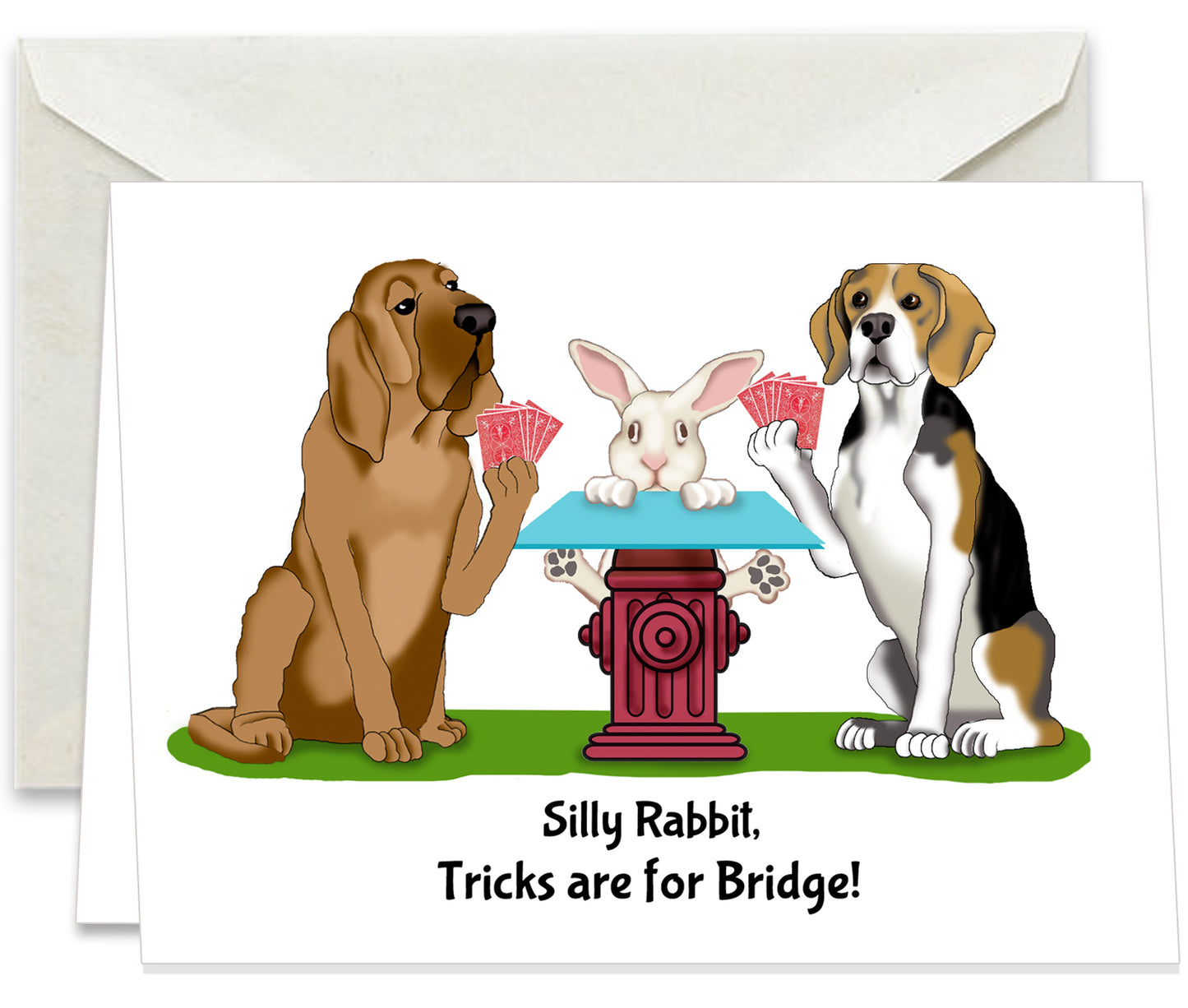 Silly Rabbit Notecard