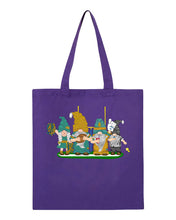 Load image into Gallery viewer, Teal &amp; Gold Football Gnomes  (similar to Jacksonville) on Tote
