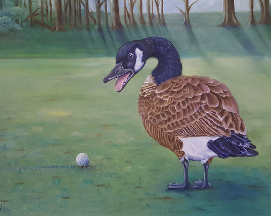 Goose on the Golf Course