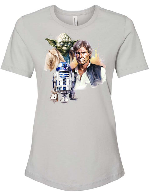 Women's T-shirt with Star Wars Images