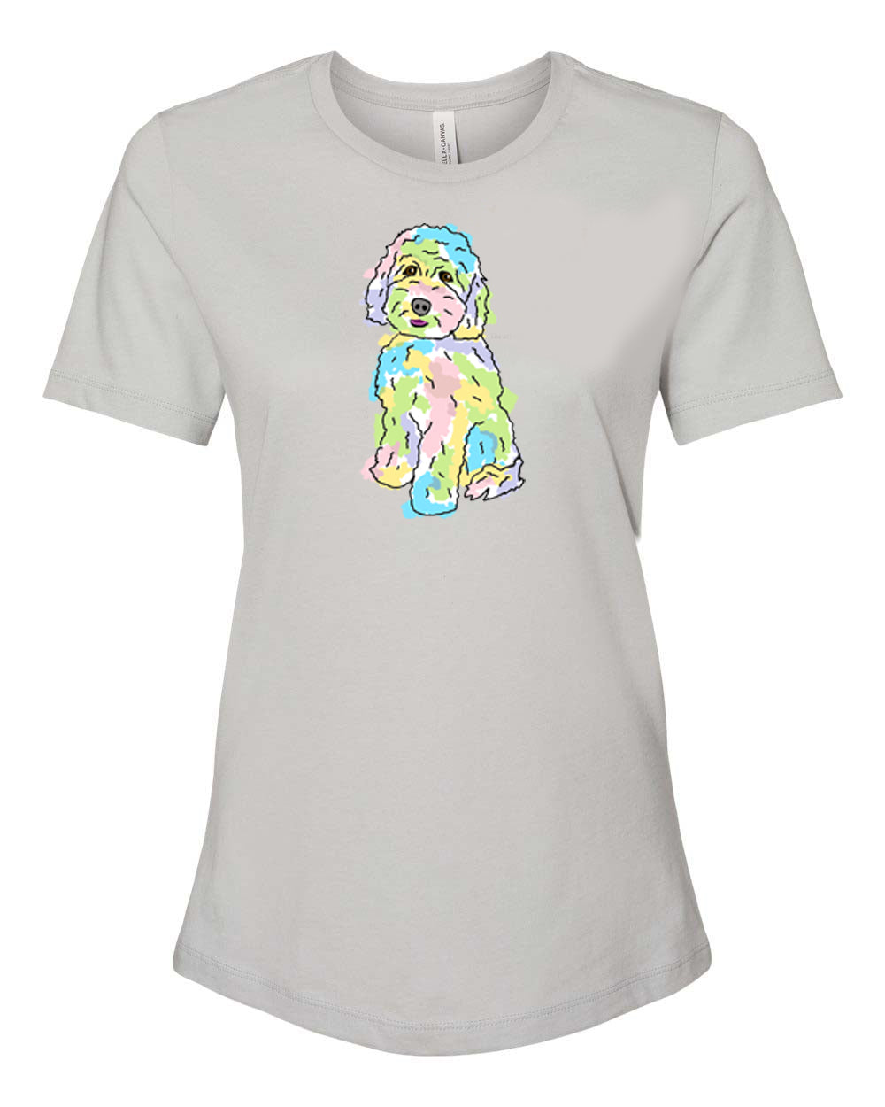 Golden Doodle on Women's T-shirt