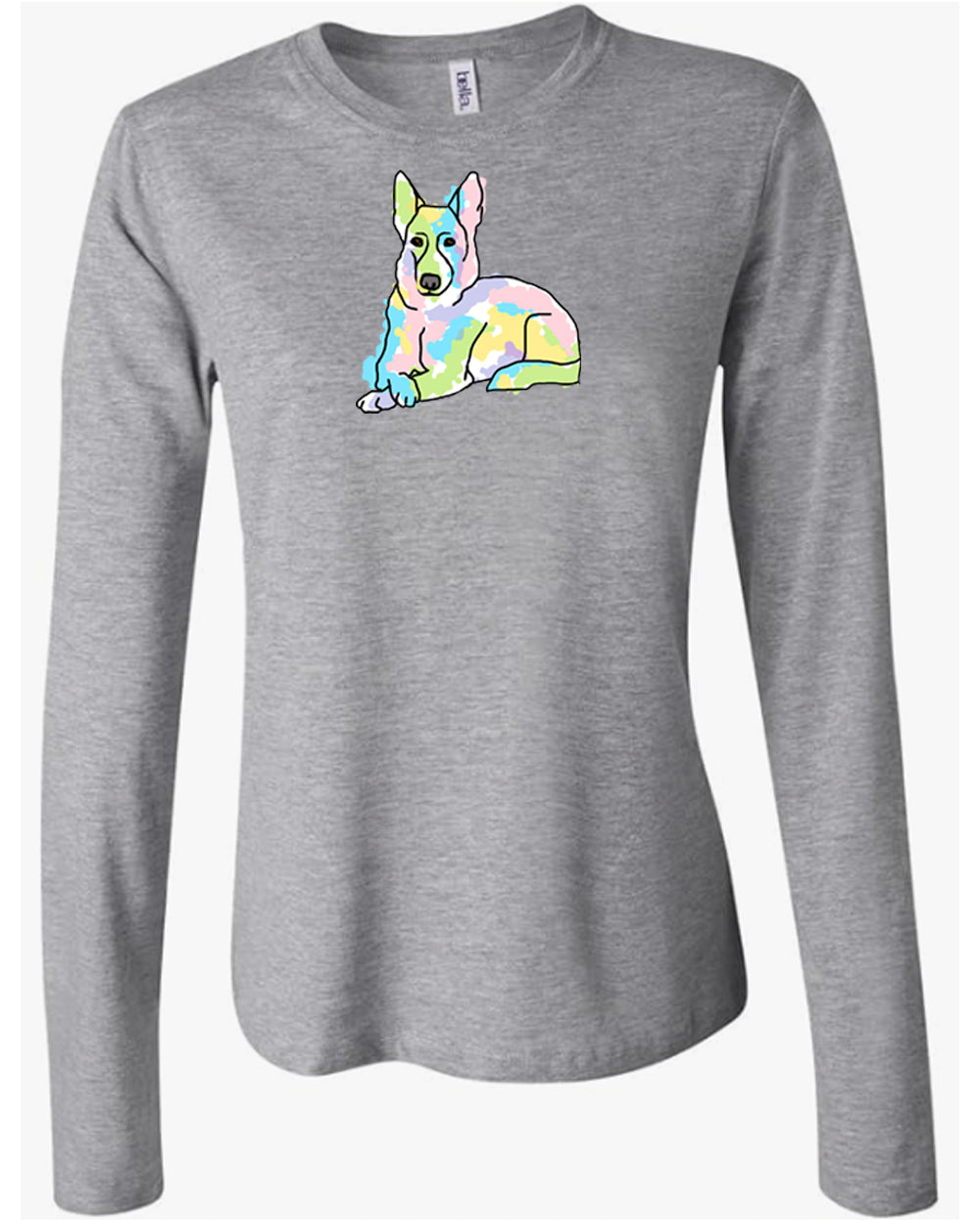 German Shepard on Women's Long Sleeve T-shirt