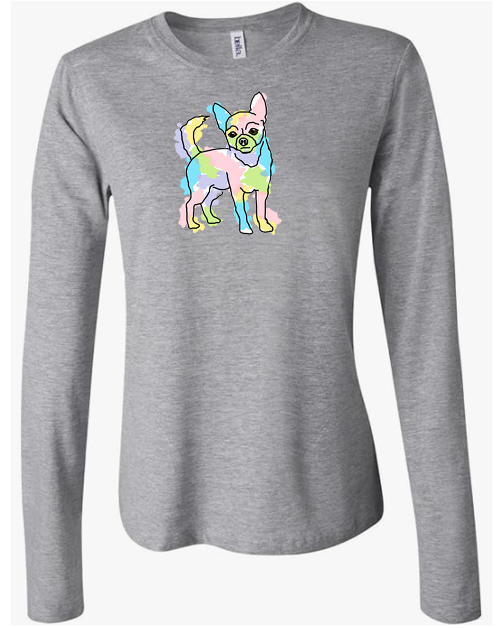 Chihuahua on Women's Long Sleeve T-shirt