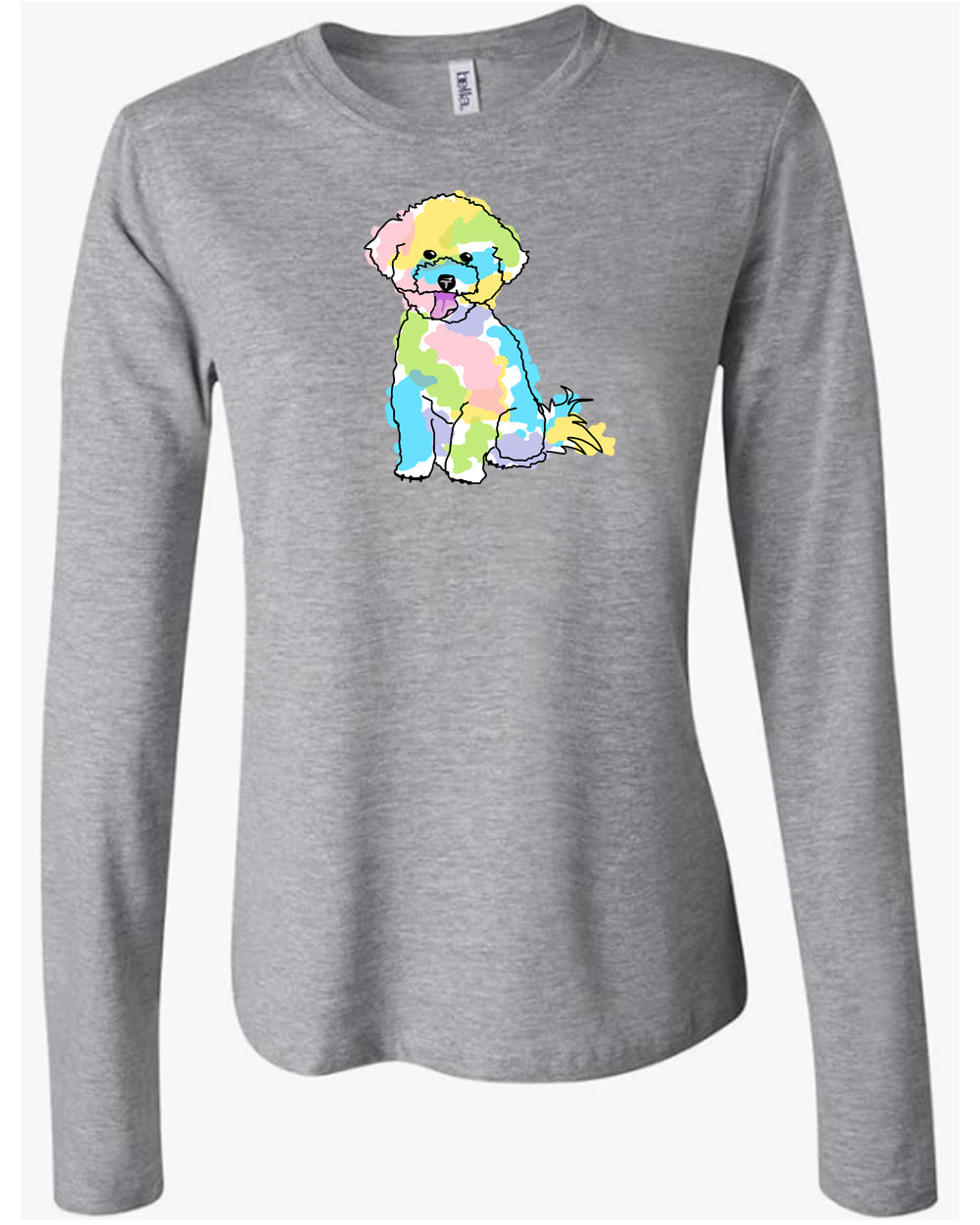 Bichon on Women's Long Sleeve T-shirt