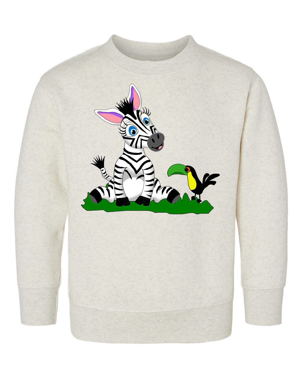 Zebra Toddler Sweatshirt