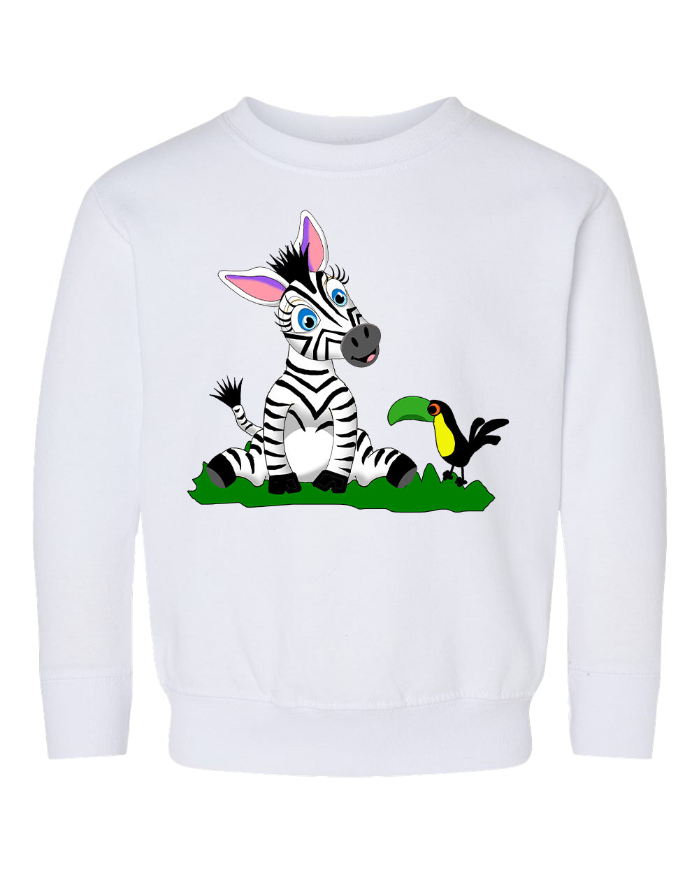 Zebra Toddler Sweatshirt