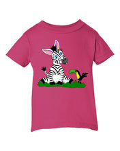 Load image into Gallery viewer, Zebra Toddler T-shirt
