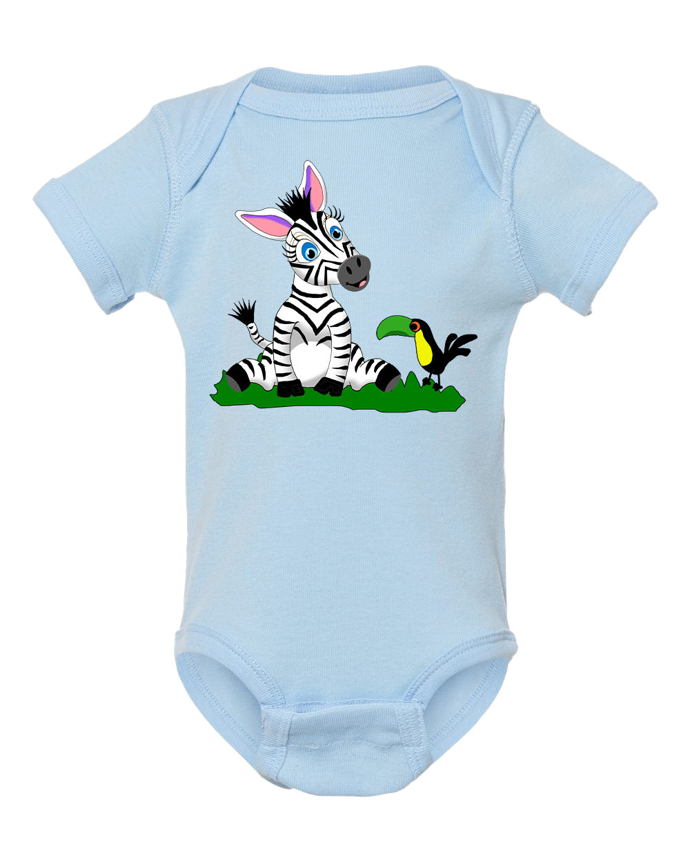 Zebra on Onesie