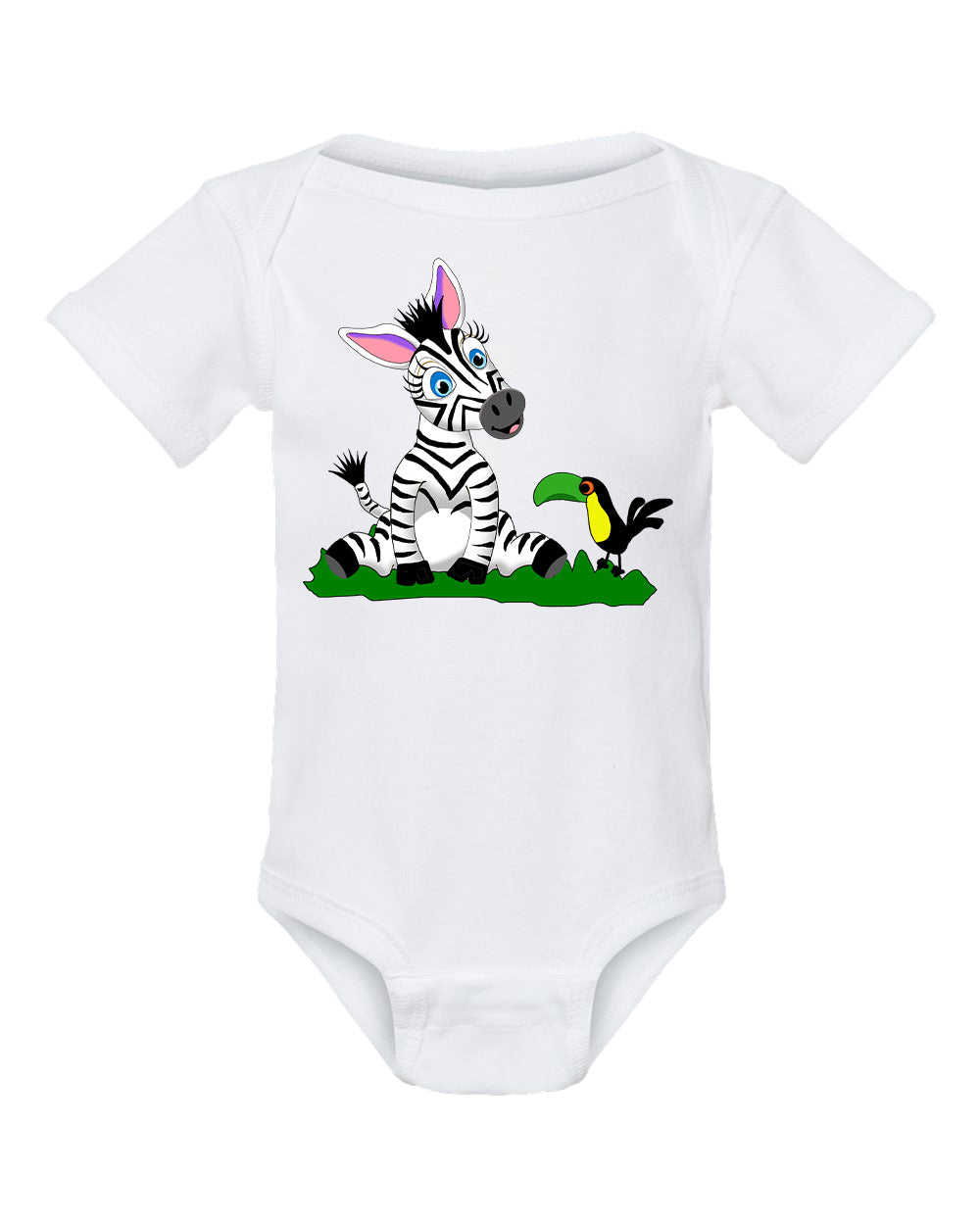 Zebra on Onesie