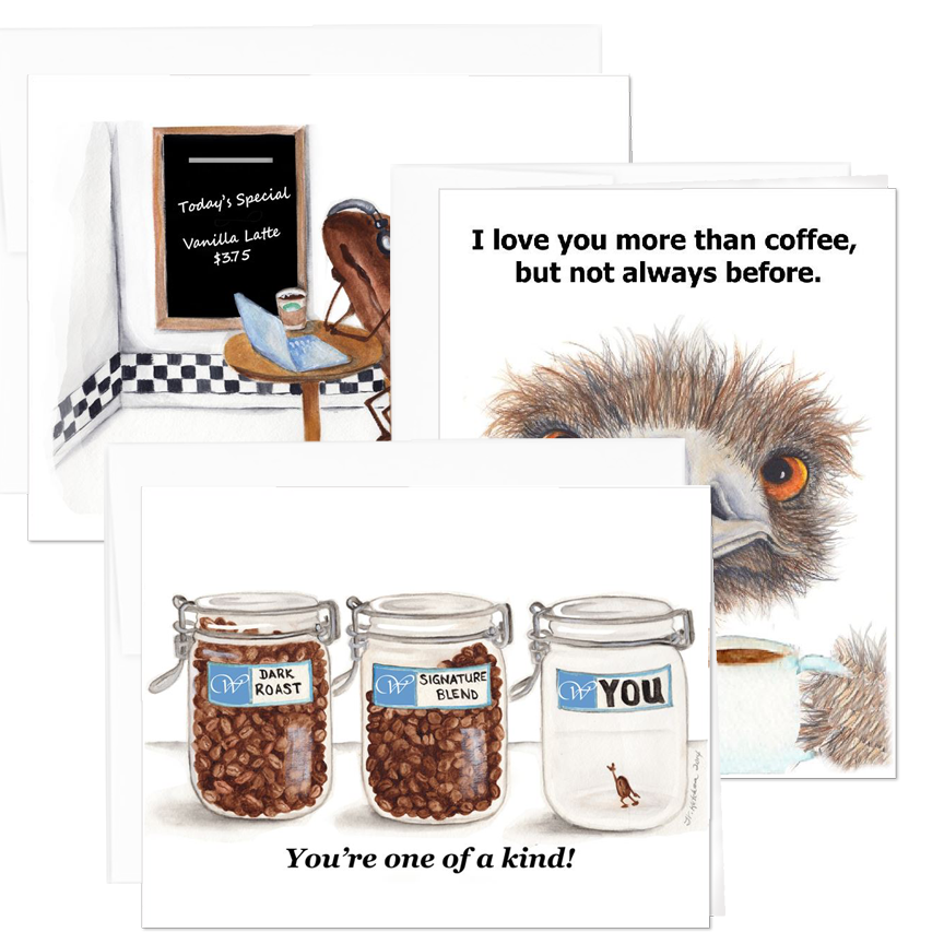 Coffee Lovers Note Card Collection