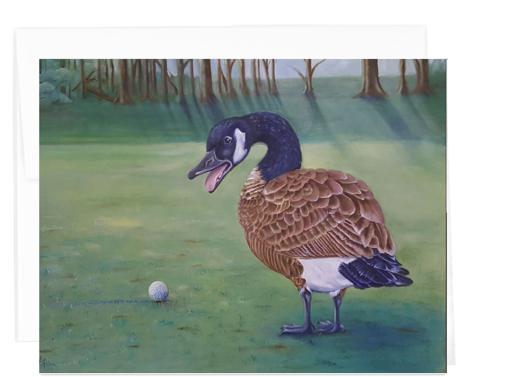 Golfers Note Card Collection - Canadian Goose