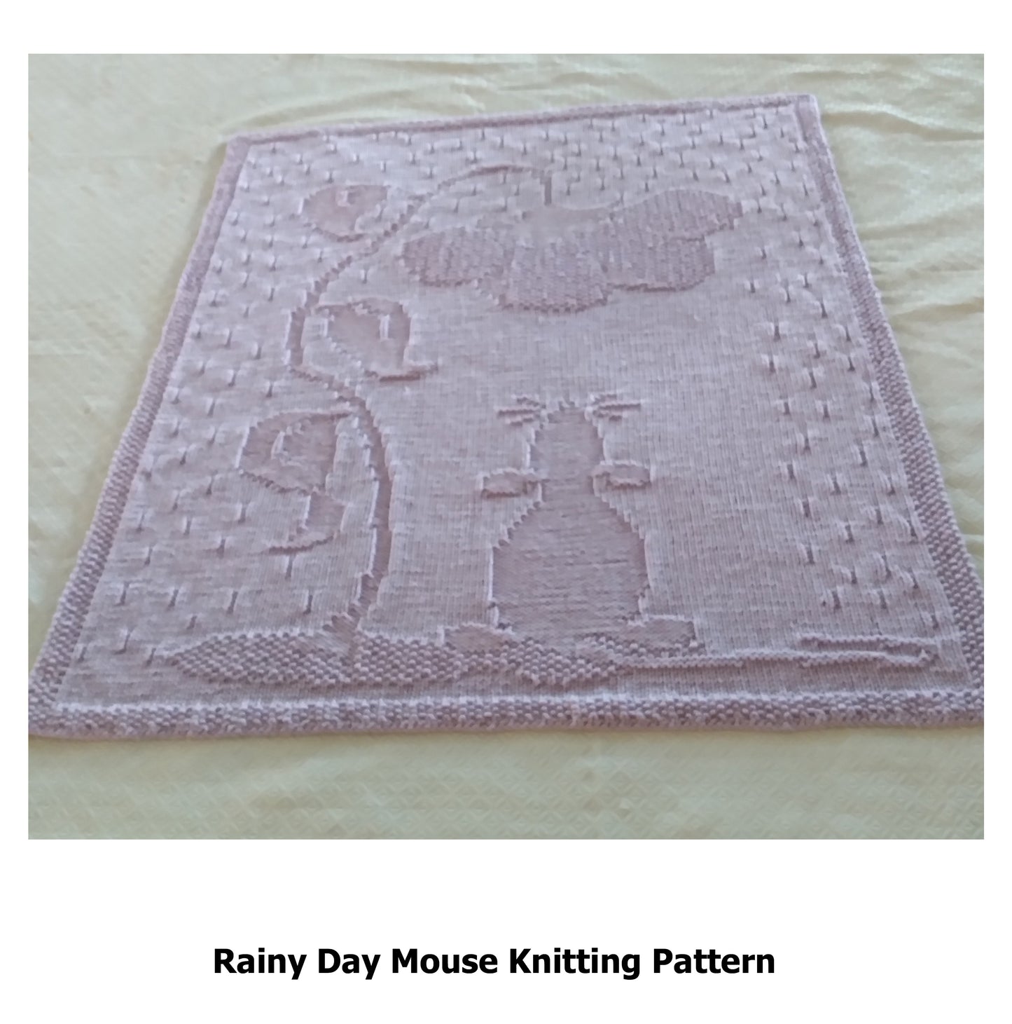 Rainy Day Mouse Baby Blanket