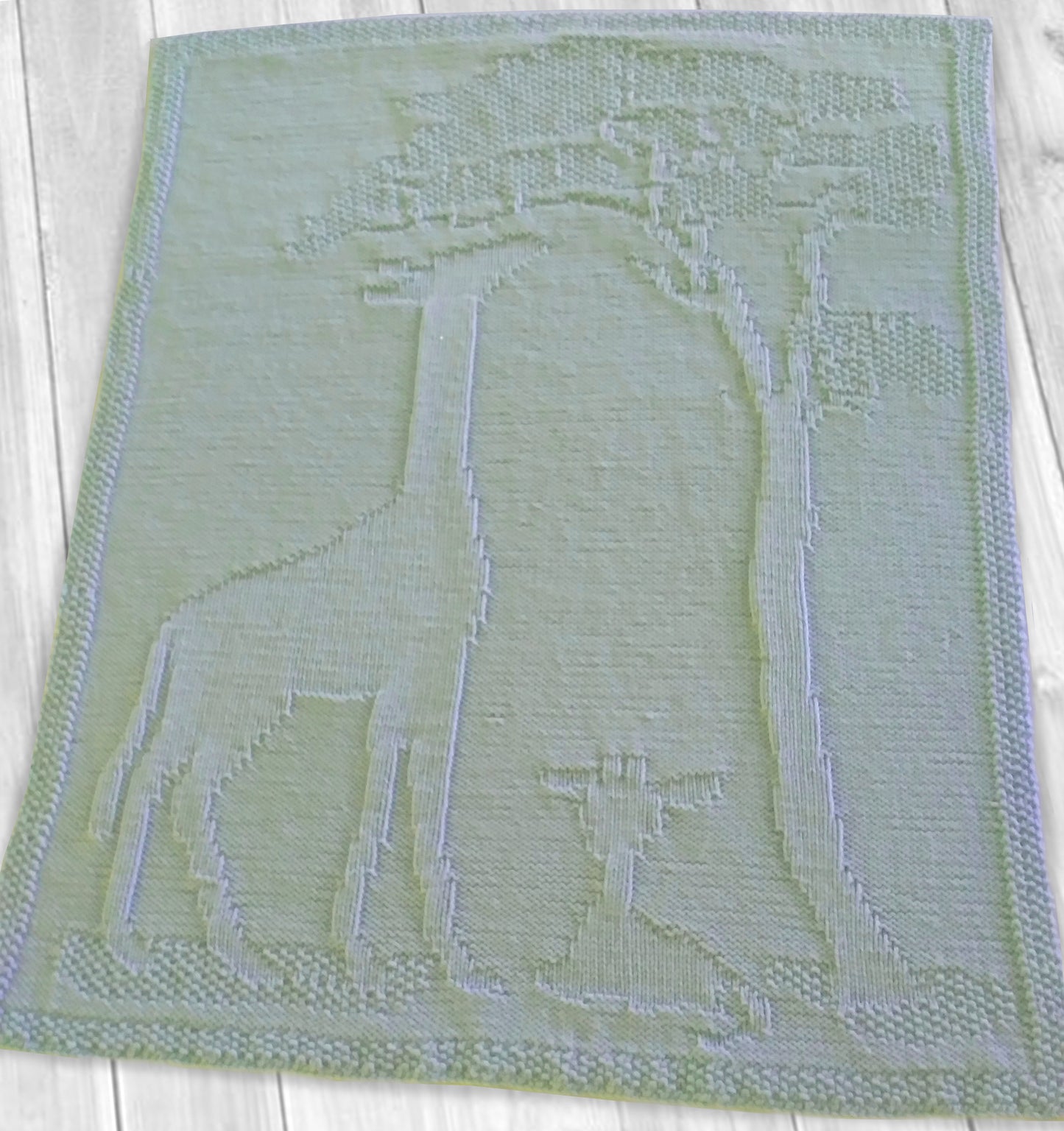 Giraffes in the Morning Baby Blanket (baby blanket)