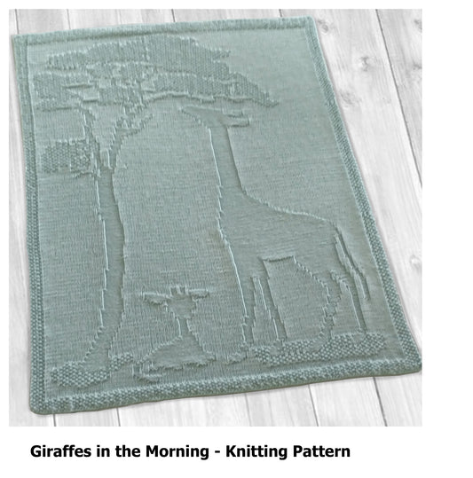 Giraffes in the Morning Baby Blanket (baby blanket)
